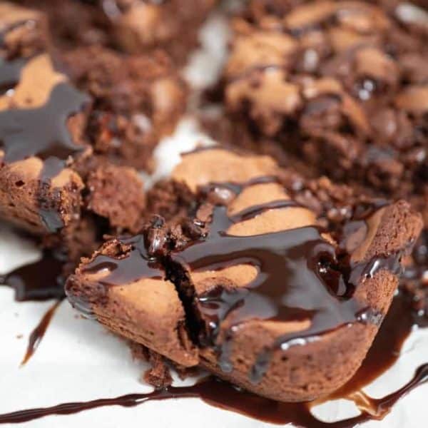 Air Fryer Chocolate Brownies Fork To Spoon