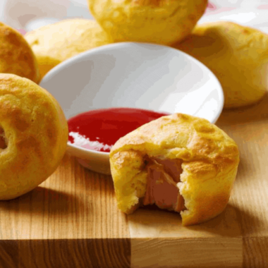 Air Fryer Corn Dog Muffins