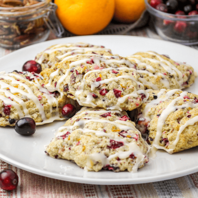 Air Fryer Cranberry Orange Scones