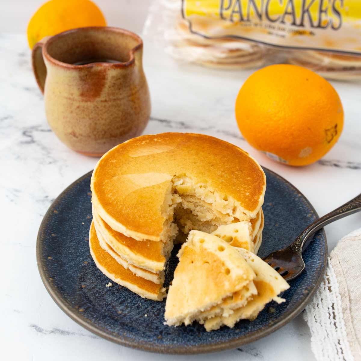 Air Fryer Frozen Pancakes (5)