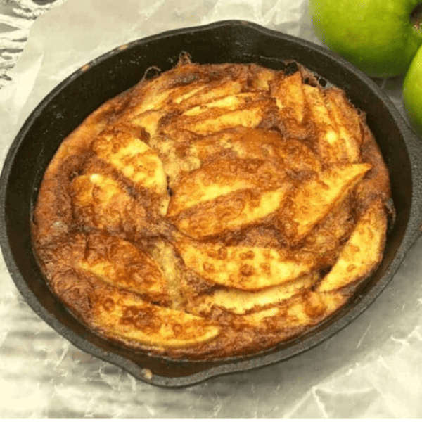 Air Fryer German Apple Pancakes Fork To Spoon