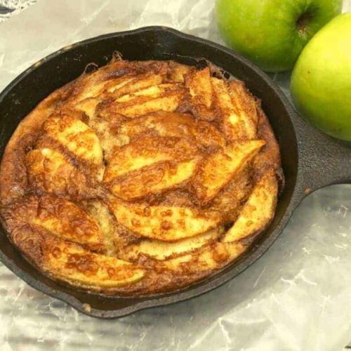 Air Fryer German Apple Pancakes Fork To Spoon