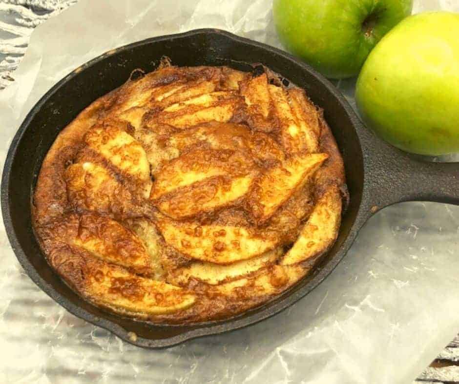 Easy Skillet Pineapple Apple Pancake