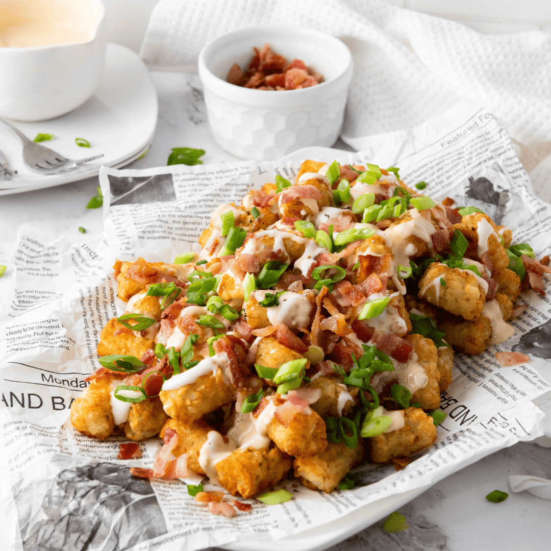 Air Fryer Loaded Tater Tots  