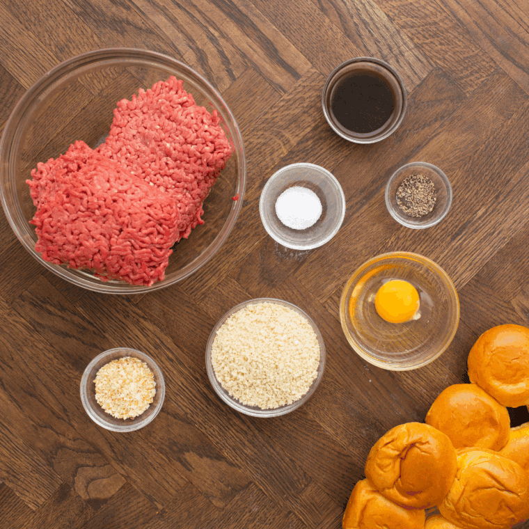 Ingredients needed for Air Fryer Pork Tacos on kitchen table.