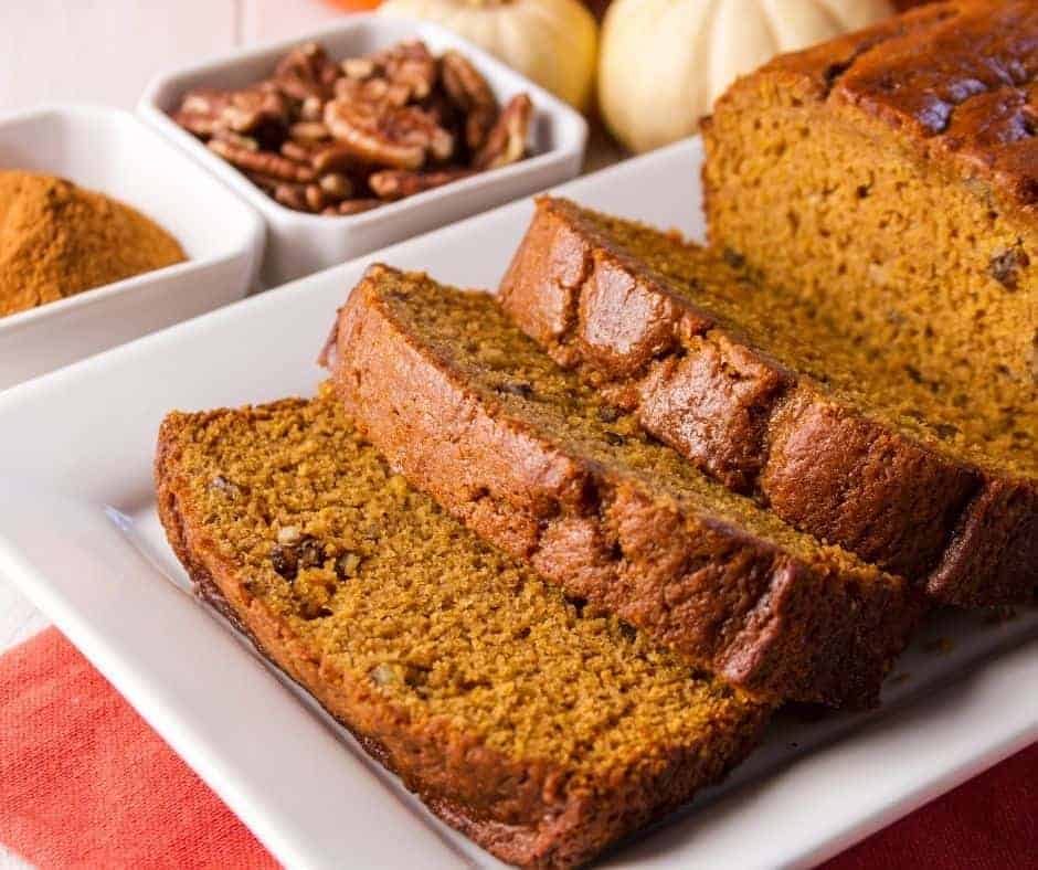 Air Fryer Pumpkin Nut Bread