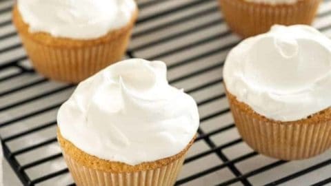 Air Fryer Homemade Yellow Cupcakes - Fork To Spoon