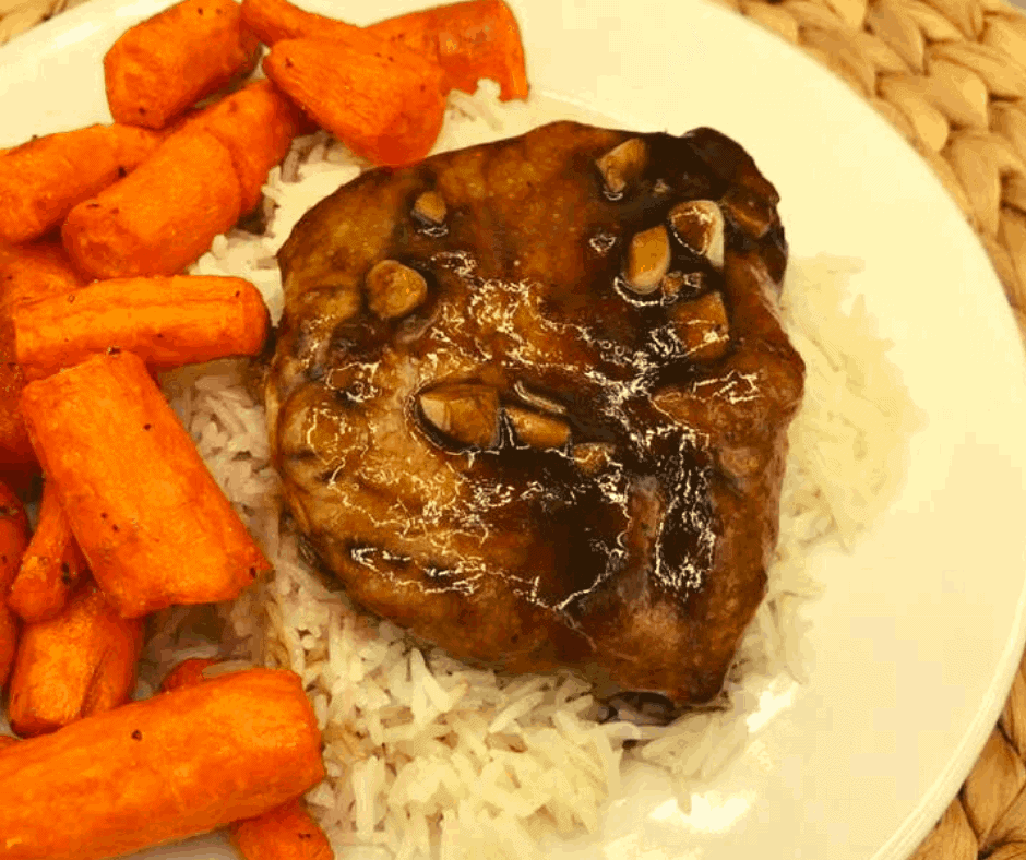 AIR FRYER EASY APRICOT PORK CHOPS