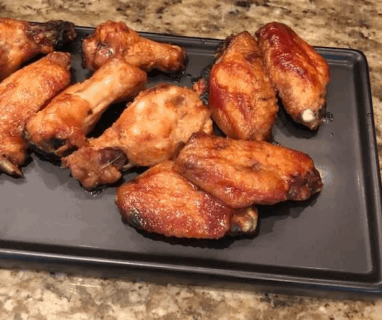 Air Fryer Honey Garlic Chicken Wings Fork To Spoon
