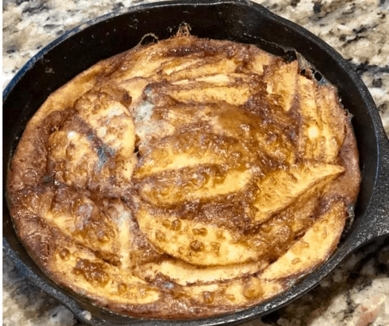 Air Fryer, German Apple Pancakes Fork To Spoon