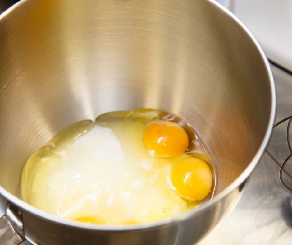 Cream Butter and Sugar in Bowl, then add eggs