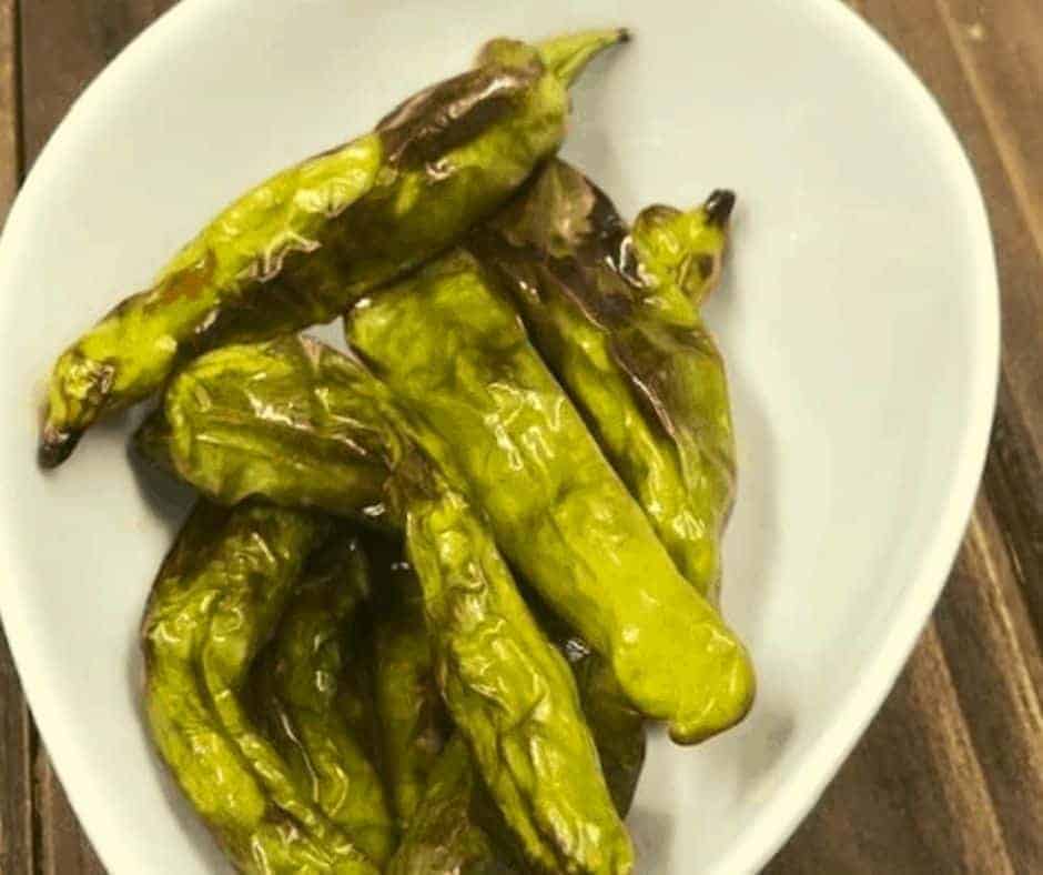 Blistered Air Fried Shishito Peppers
