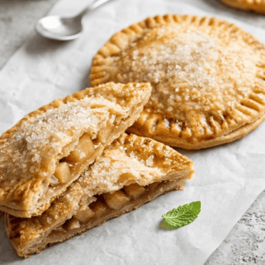 (vertical 683x1024)Easy air fryer apple hand pies made with store-bought pie crust &mdash;