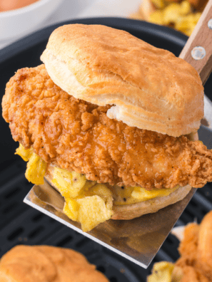 Air Fryer Buttermilk Biscuits (From Scratch)