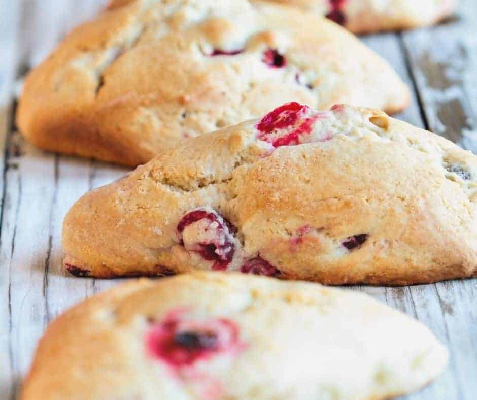 Air Fryer Cherry Scones