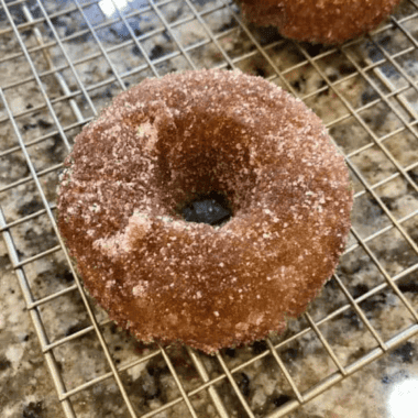 Air Fryer Homemade Cinnamon Sugar Donuts
