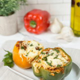 Air Fryer Lasagna Stuffed Peppers