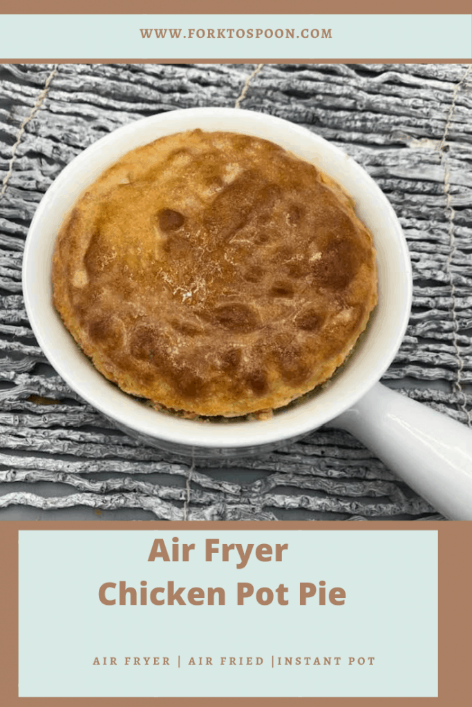 Air fryer chicken pot pie recipe