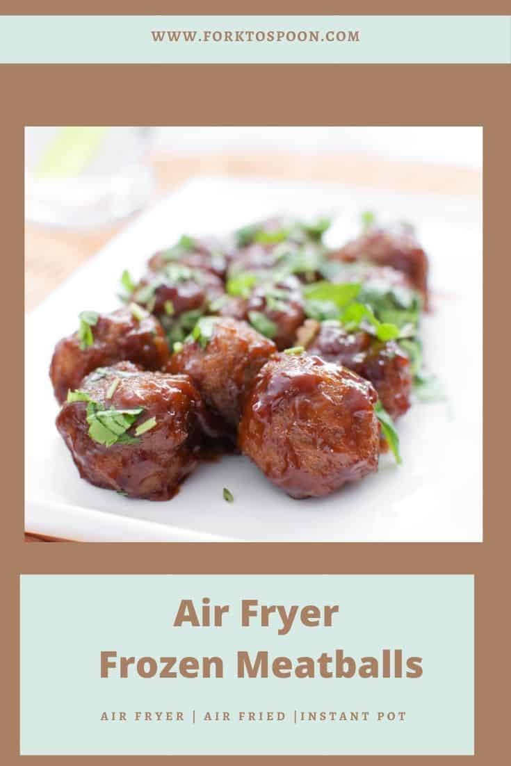 Air Fryer Frozen Meatballs Fork To Spoon