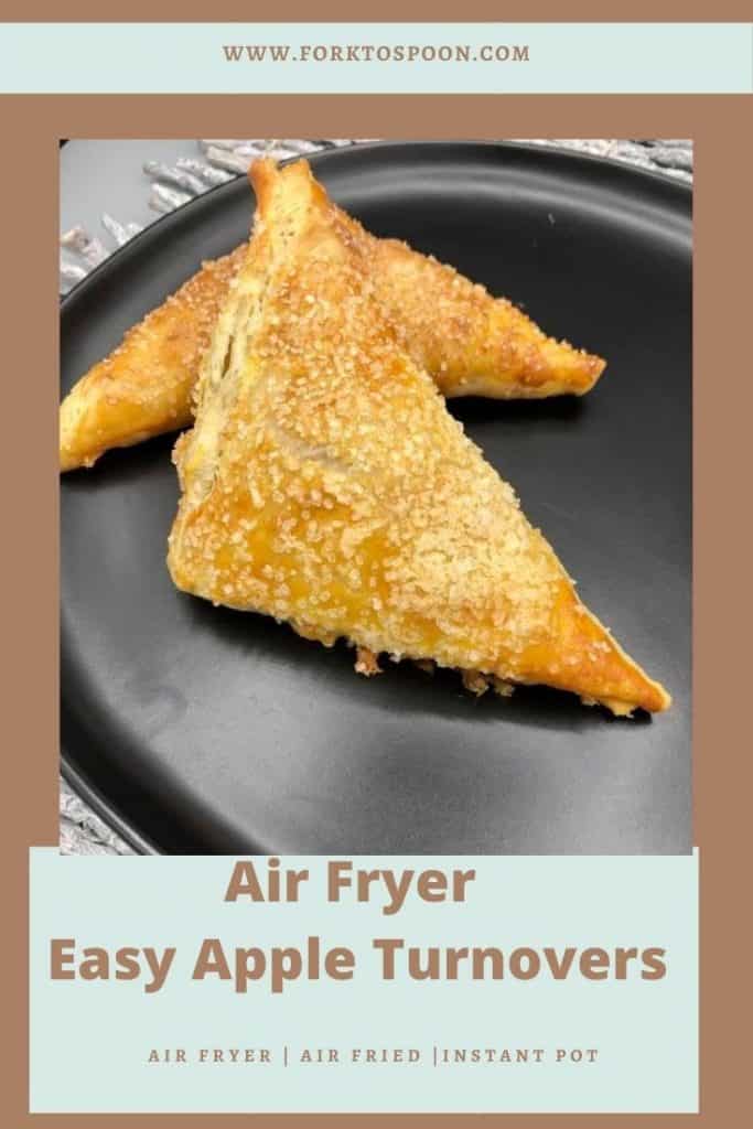 Air Fryer Easy Apple Turnovers
