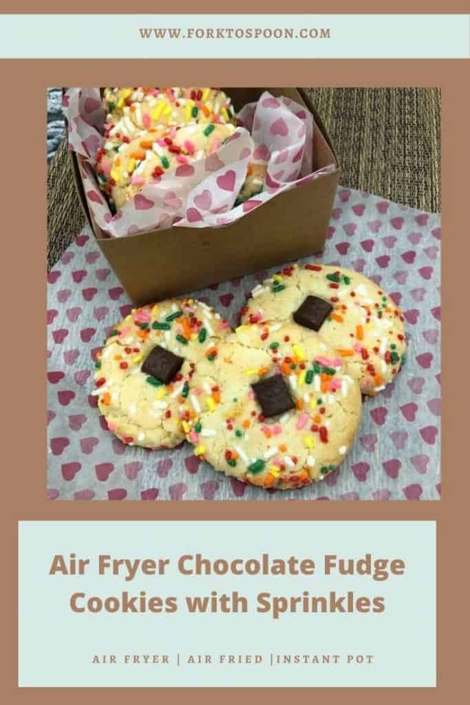Chocolate Fudge Cookies Air Fryer