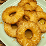 Air Fryer Rum Soaked Pineapple