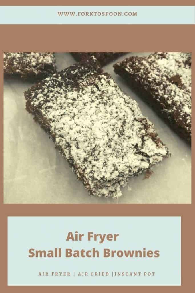 Air Fryer Small Batch Brownies