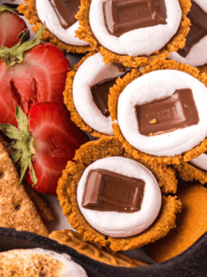 Air Fryer S&rsquo;mores Cookie Cups