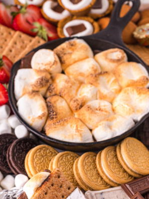 air fryer s'mores dip