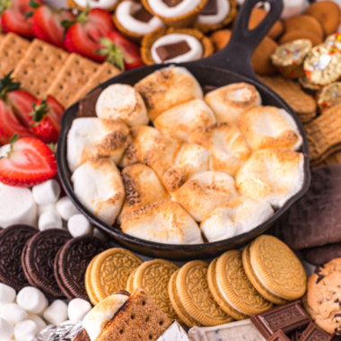 air fryer s'mores dip