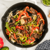 Bowl of easy soy-free stir fry sauce ready to pour over vegetables and protein.