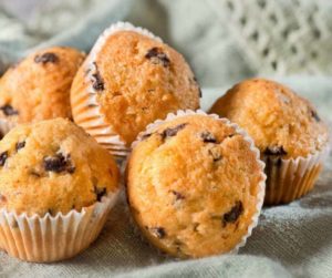 Air Fryer Jiffy Blueberry Muffins