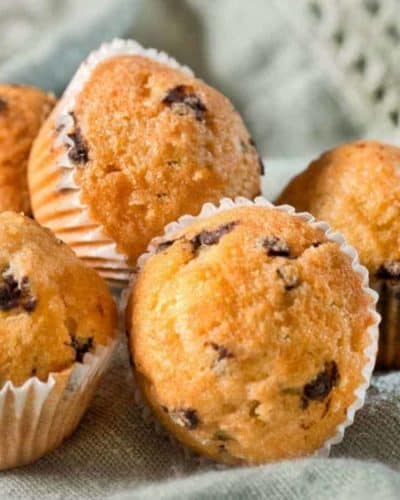 Air Fryer Jiffy Blueberry Muffins