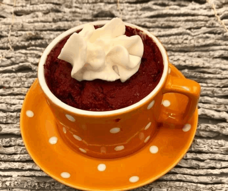 Air Fryer Vanilla Mug Cake