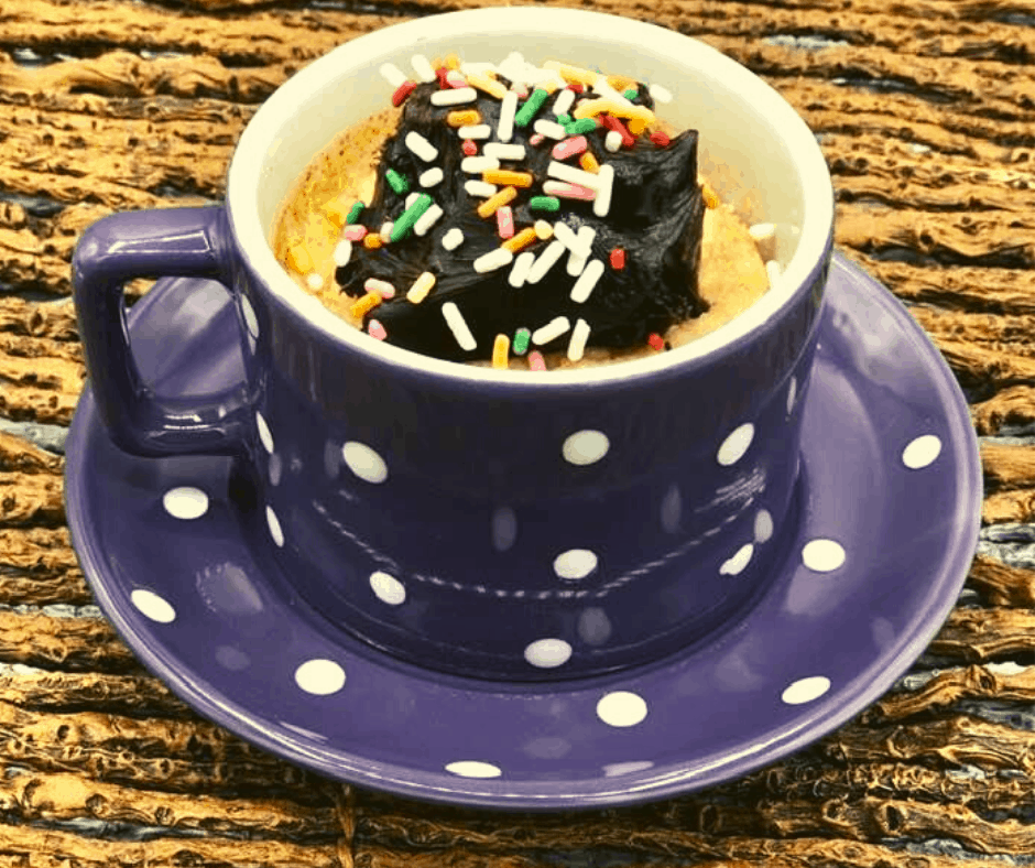 Air Fryer The Easiest Vanilla Mug Cake Fork To Spoon