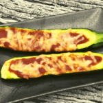 Air Fryer Zucchini Pizza Boats