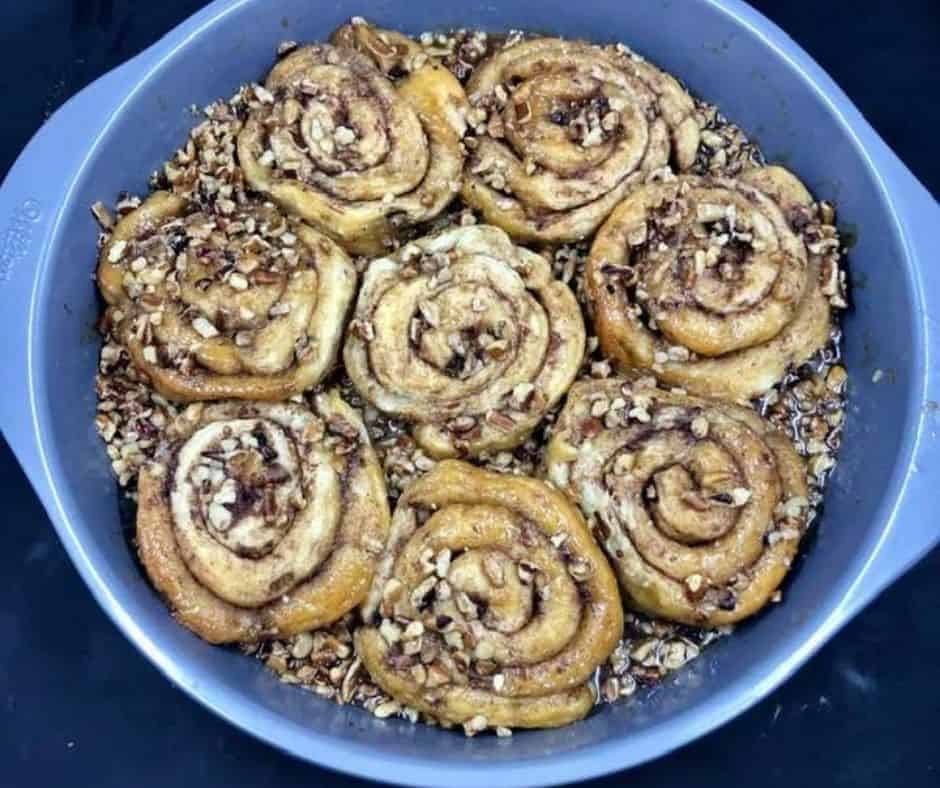 Air Fryer Pecan Rolls