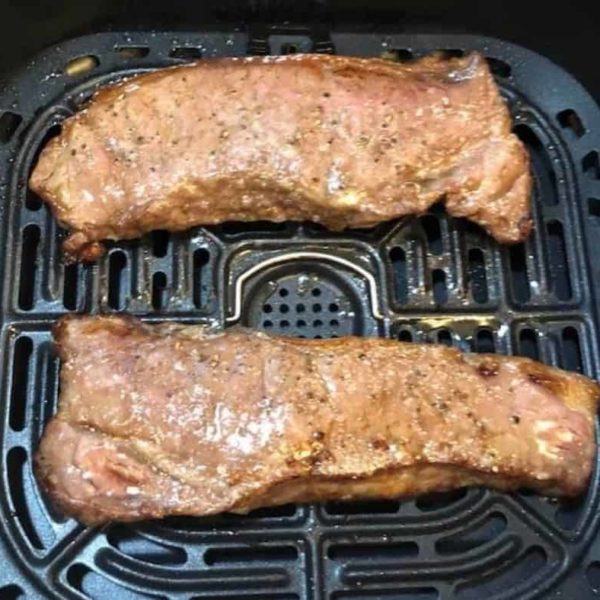 Air Fryer New York Strip Steaks Fork To Spoon