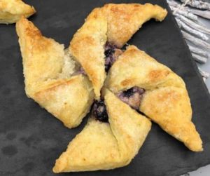 Air Fryer Blueberry Pinwheels