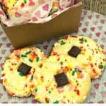 Air Fryer Chocolate Fudge Cookies with Sprinkles