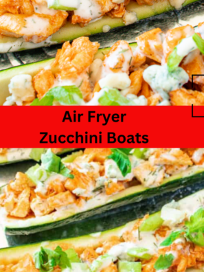 Air Fryer Zucchini Boats