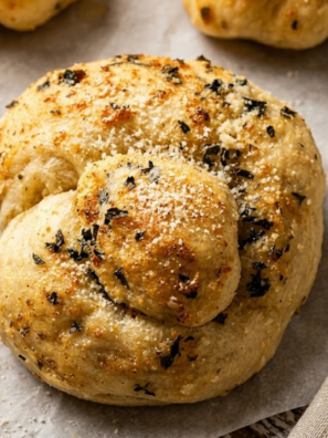 Soft, buttery air fryer garlic knots ready in just 15 minutes. Made with pizza dough and coated in a rich garlic-parmesan butter, they&rsquo;re crisp on the outside and light, fluffy, and tender inside.