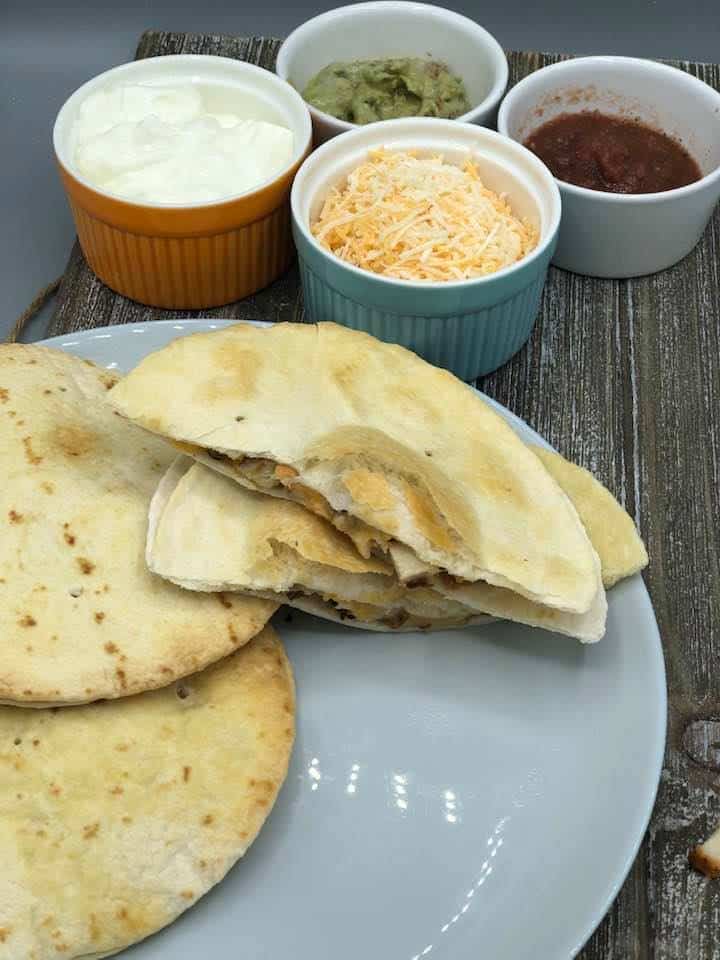 Air Fryer Chicken Quesadilla Fork To Spoon