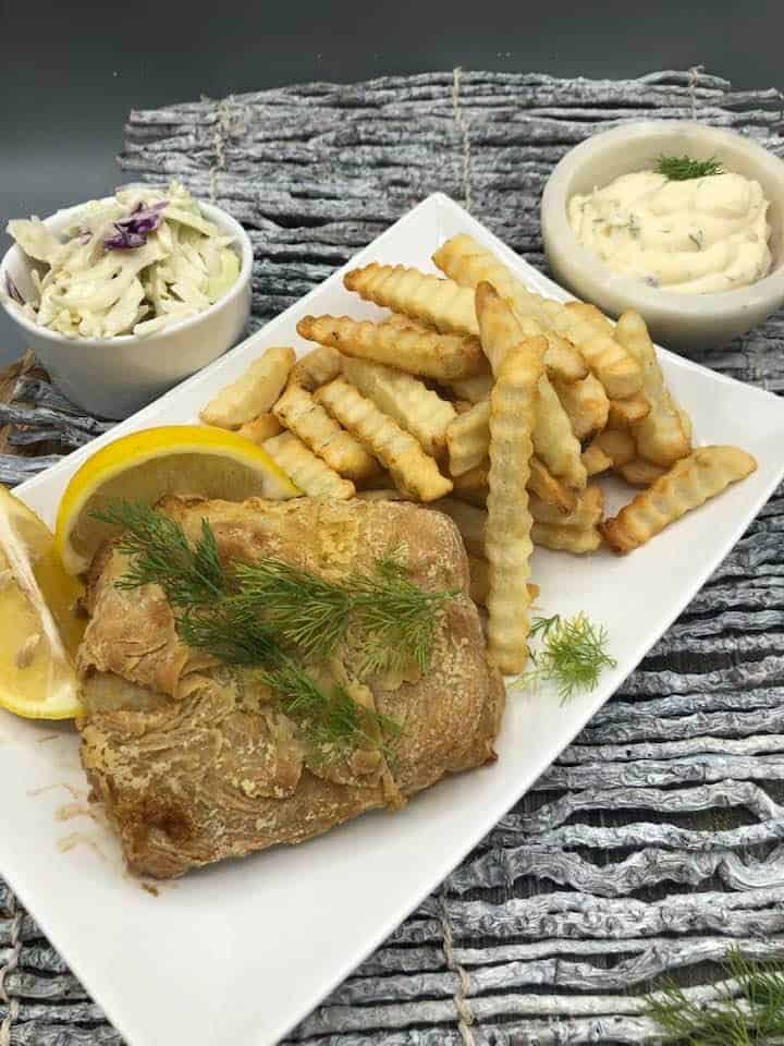 Air Fryer Beer Battered Fish Fork To Spoon