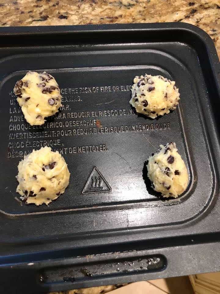 Air Fryer Cake Mix Chocolate Chip Cookies Fork To Spoon
