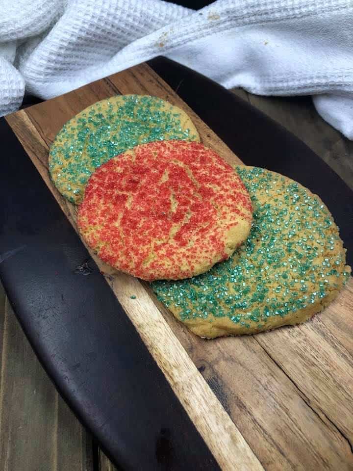 Air Fryer Christmas Sugar Cookies - Fork To Spoon