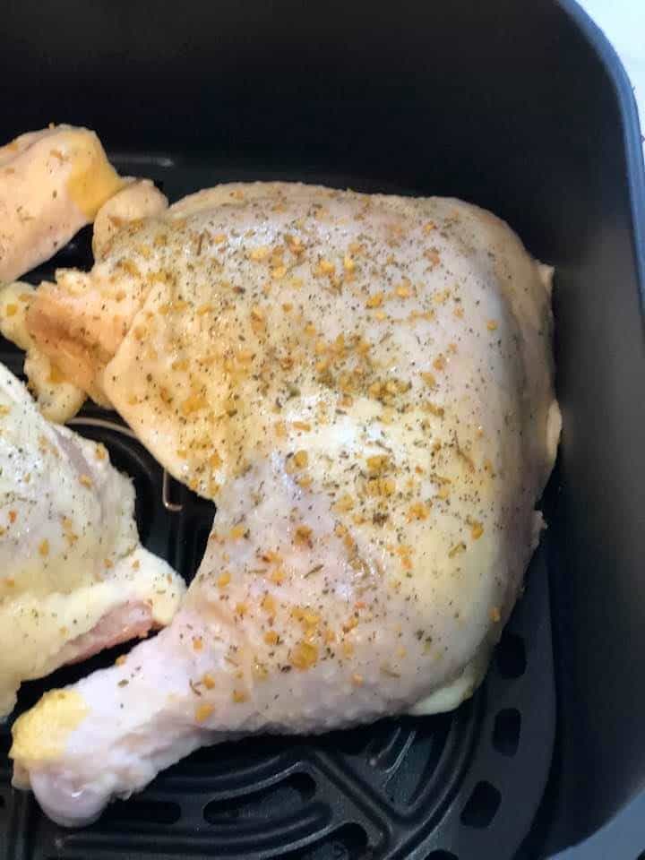 Air Fryer Split Chicken Breast (Bone-In)- Leg Quarters