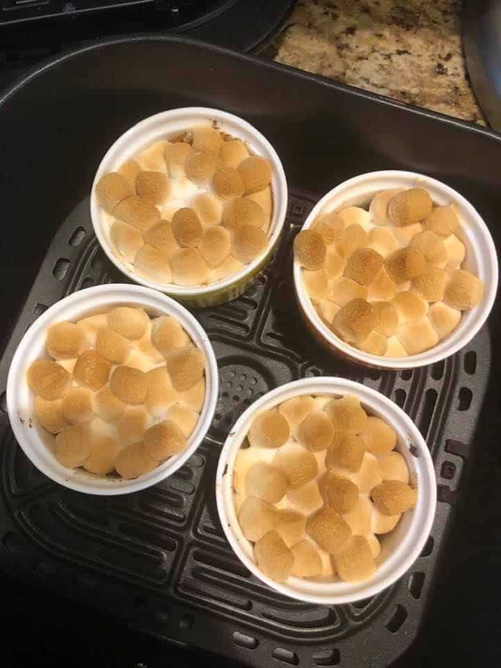 Air Fryer Mini Sweet Potato Casseroles Fork To Spoon