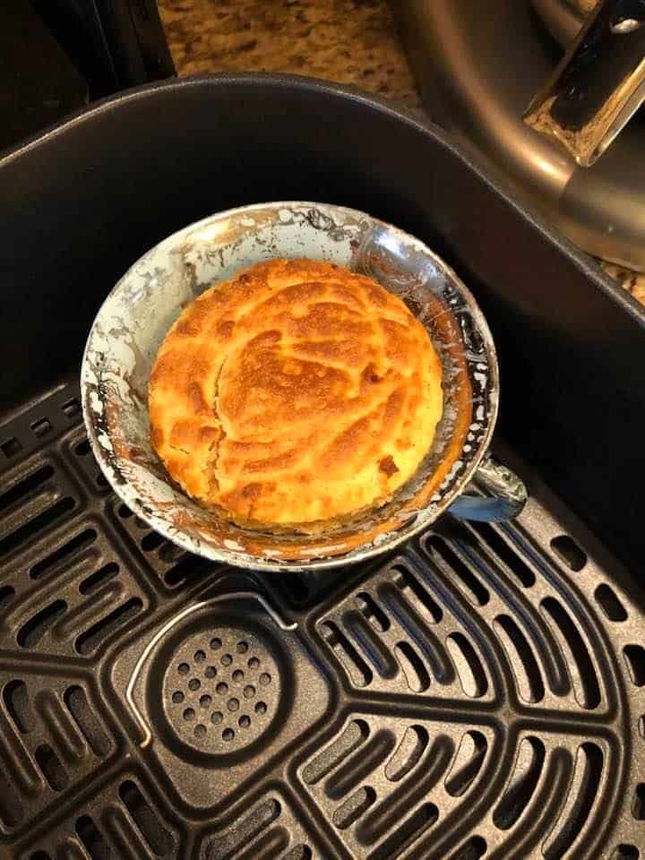 Air Fryer Peanut Butter Mug Cake Fork To Spoon