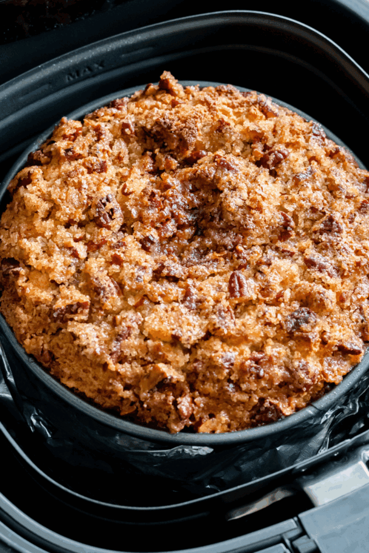 Air Fryer 4 Ingredient Apple Cake